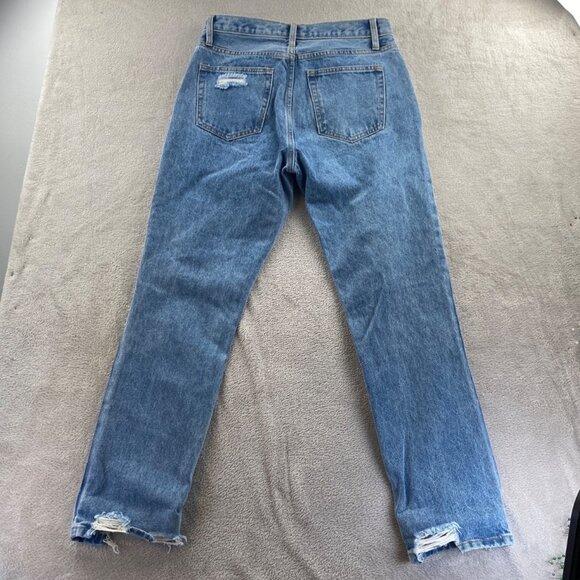 Hammer Womens Straight Jeans Size 5 Blue Light Denim Distressed Ripped - Picture 11 of 11